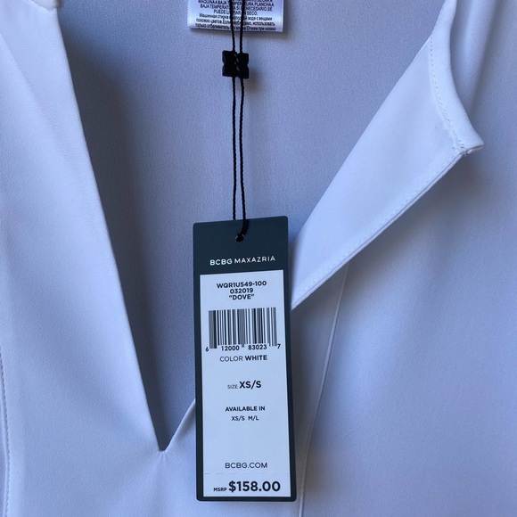 BCBG Maxazria white chiffon ‘Dove’ blouse. XS/S - Picture 2 of 9